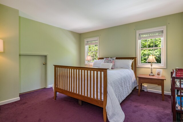 10 Oak Dr, Essex, CT 06409 - carpeted bedroom with baseboards and a baseboard radiator