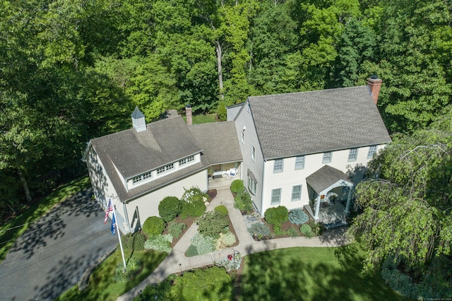 10 Oak Dr, Essex, CT 06409 - view of subject property featuring a heavily wooded area