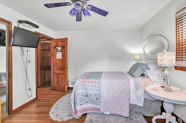 16 Senga Rd, Norwalk, CT 06854 - bedroom with wood finished floors and a ceiling fan