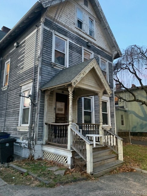 358 Orchard St, New Haven, CT 06511 - view of front facade with a porch