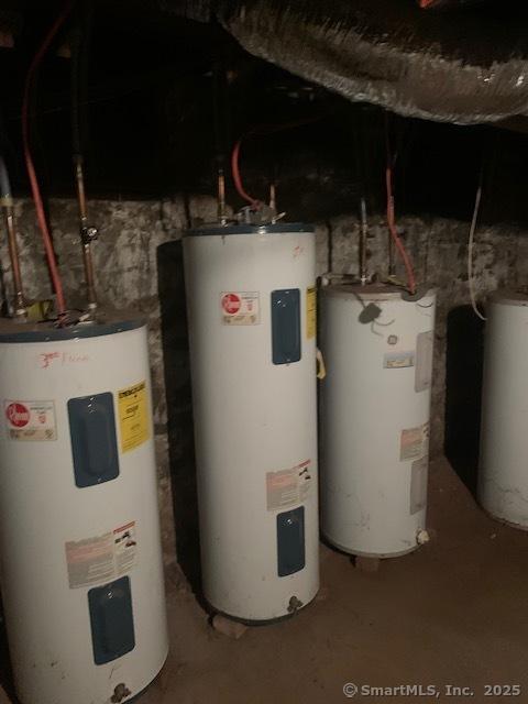 358 Orchard St, New Haven, CT 06511 - utility room featuring water heater