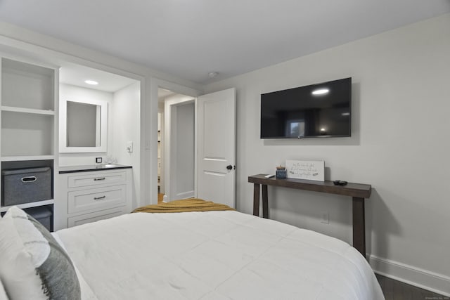 18 King St, Old Saybrook, CT 06475 - bedroom featuring wood finished floors and recessed lighting