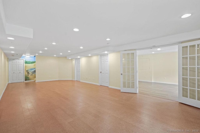 9 Meadowview Ct Unit 9, Canton, CT 06019 - below grade area featuring recessed lighting and light wood finished floors
