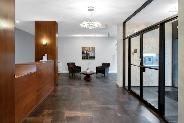50 Glenbrook Rd Apt 7C, Stamford, CT 06902 - welcome area with a chandelier