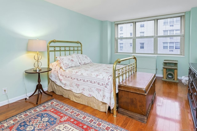 50 Glenbrook Rd Apt 7C, Stamford, CT 06902 - bedroom with wood finished floors and baseboards