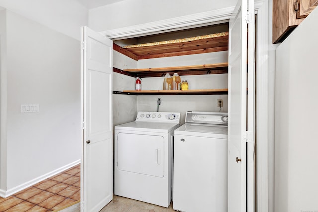 90 Chamberlain Dr, Shelton, CT 06484 - washroom with washing machine and dryer and light tile patterned flooring