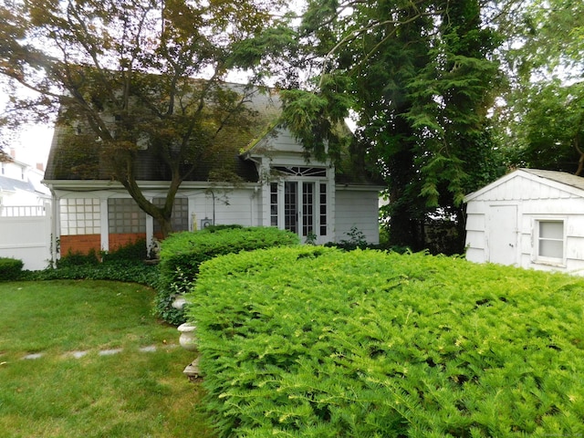 58 Edward St, East Haven, CT 06512 - view of yard with a storage unit