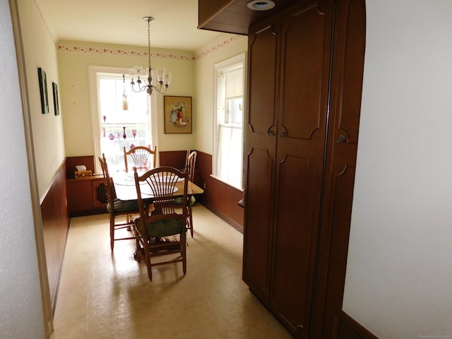 58 Edward St, East Haven, CT 06512 - dining room with a chandelier