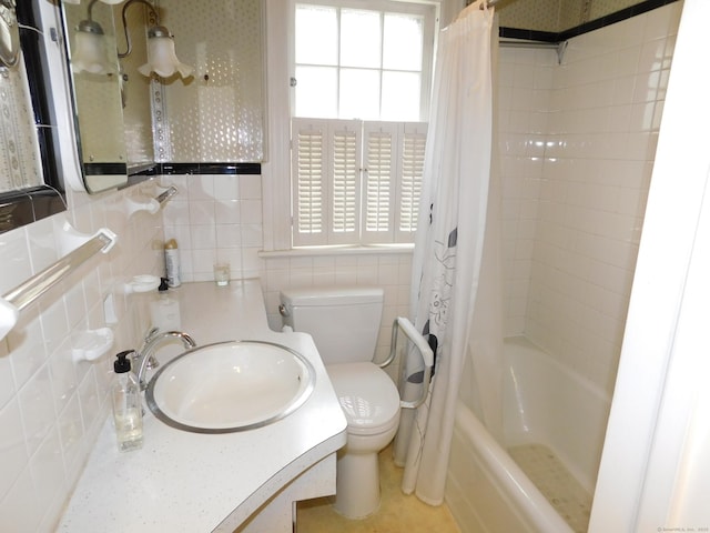 58 Edward St, East Haven, CT 06512 - full bath with plenty of natural light, shower / bathtub combination with curtain, and vanity