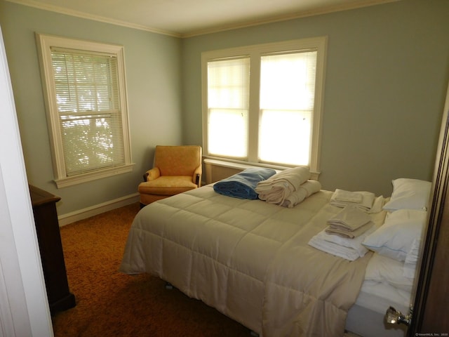 58 Edward St, East Haven, CT 06512 - carpeted bedroom featuring ornamental molding and baseboards