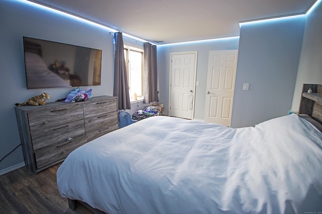 105 Little Oak Ln Unit 105, Rocky Hill, CT 06067 - bedroom with dark wood-style flooring