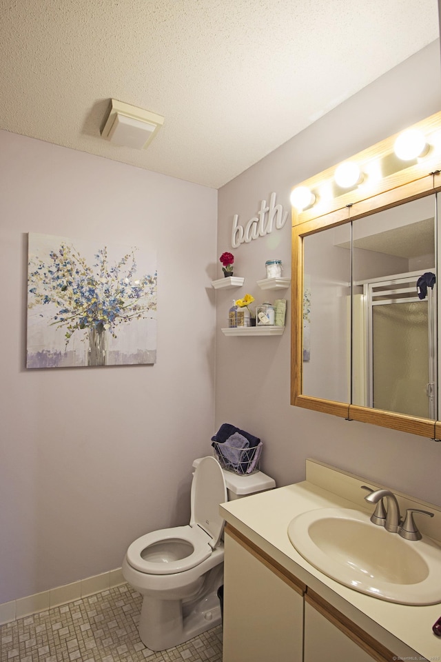 105 Little Oak Ln Unit 105, Rocky Hill, CT 06067 - full bathroom featuring vanity, a shower with door, and tile patterned floors