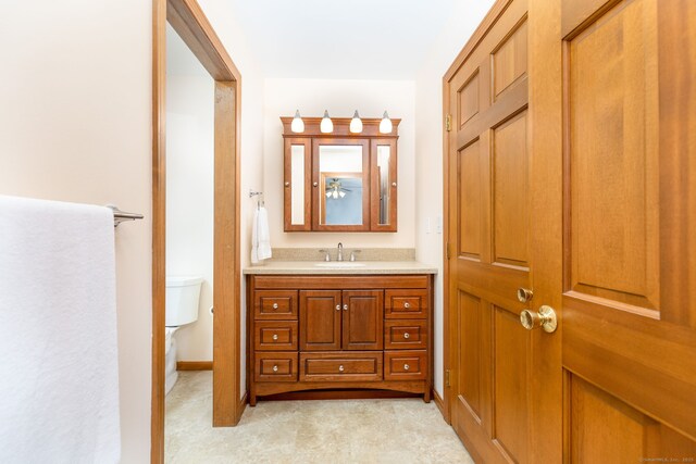 6 Old Sawmill Dr, Beacon Falls, CT 06403 - bathroom with vanity and toilet