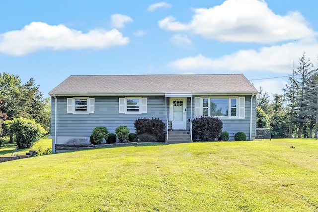 23 Laurel Wood Dr, Shelton, CT 06484 - view of front of home with a front yard