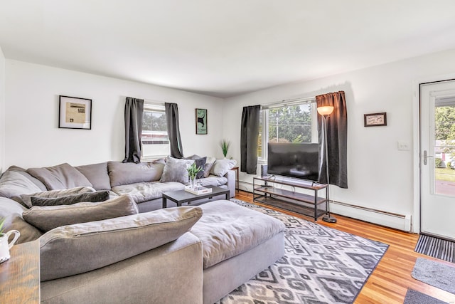 23 Laurel Wood Dr, Shelton, CT 06484 - living area with wood finished floors and cooling unit