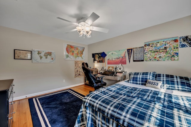 35 Twelve Acre Ln, Glastonbury, CT 06033 - bedroom with wood finished floors and ceiling fan