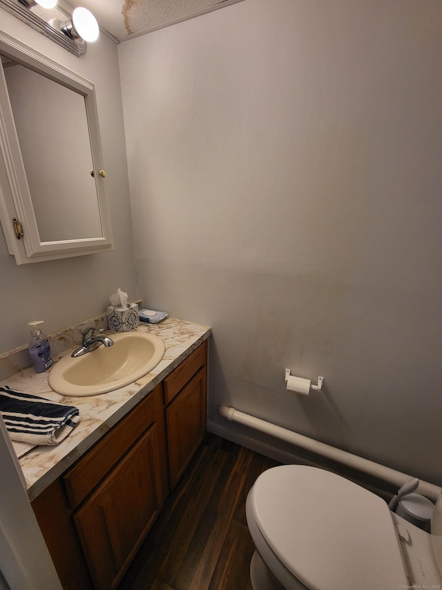 16 Seymour Rd Unit 9B, East Granby, CT 06026 - bathroom with vanity and wood finished floors