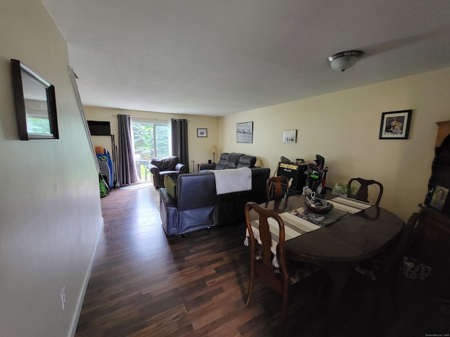 16 Seymour Rd Unit 9B, East Granby, CT 06026 - dining area featuring dark wood-type flooring