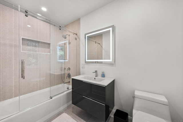 34 Edgewood Dr, Greenwich, CT 06831 - bathroom with bath / shower combo with glass door and vanity