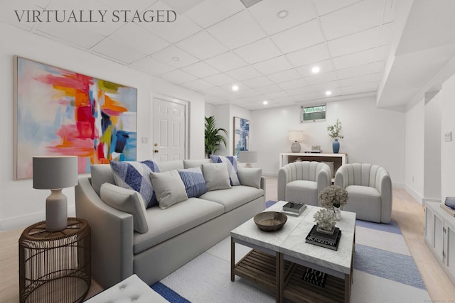 34 Edgewood Dr, Greenwich, CT 06831 - living room featuring recessed lighting and baseboards