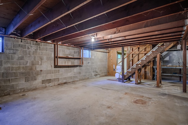 24 Warwick Rd, New Fairfield, CT 06812 - below grade area featuring stairs