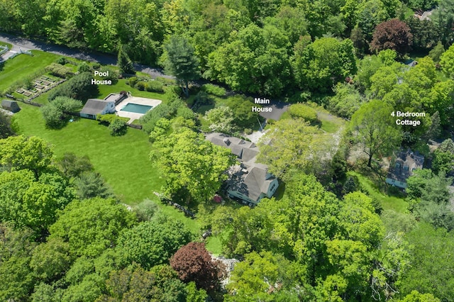 182 Bennetts Farm Rd, Ridgefield, CT 06877 - bird's eye view