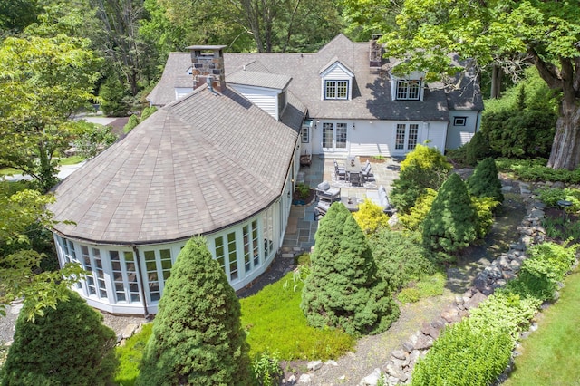 182 Bennetts Farm Rd, Ridgefield, CT 06877 - view from above of property