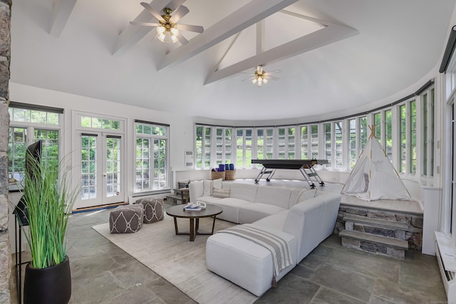 182 Bennetts Farm Rd, Ridgefield, CT 06877 - sunroom with french doors
