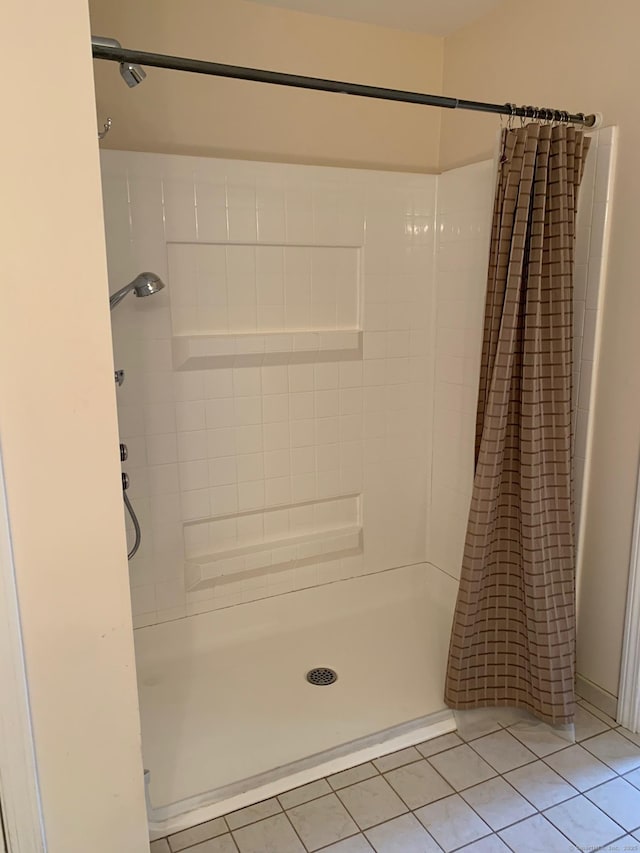 180 Round Hill Rd, Cheshire, CT 06410 - full bathroom featuring a shower stall and tile patterned flooring
