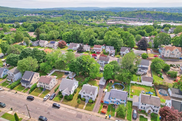 42 Marlboro St, Waterbury, CT 06705 - aerial overview of property's location with nearby suburban area