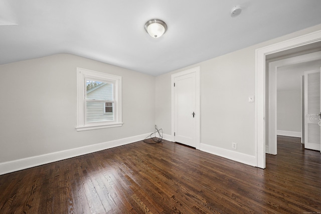 42 Marlboro St, Waterbury, CT 06705 - additional living space featuring dark wood-style flooring and lofted ceiling