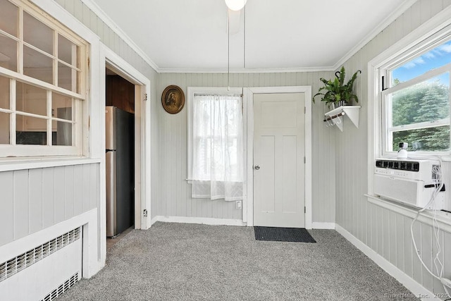 85 Peck St, Berlin, CT 06037 - unfurnished sunroom with radiator and cooling unit