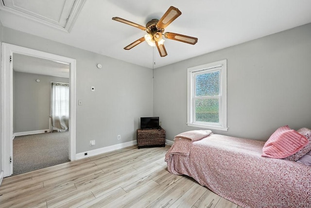 85 Peck St, Berlin, CT 06037 - bedroom with light wood-style floors and a ceiling fan