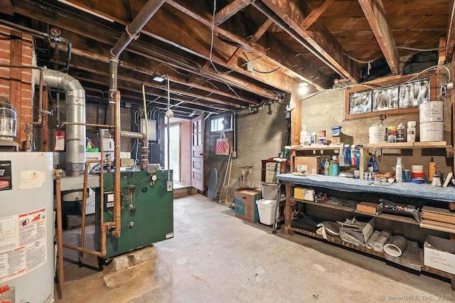 85 Peck St, Berlin, CT 06037 - basement featuring gas water heater