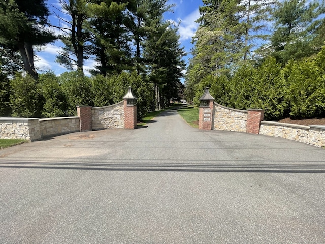 4380 Whitney Ave, Hamden, CT 06518 - gate with view of wooded area