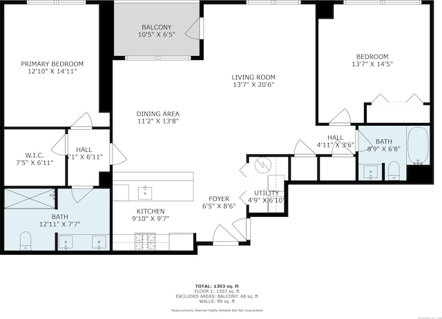 33 N Water St Unit 505, Norwalk, CT 06854 - view of room layout