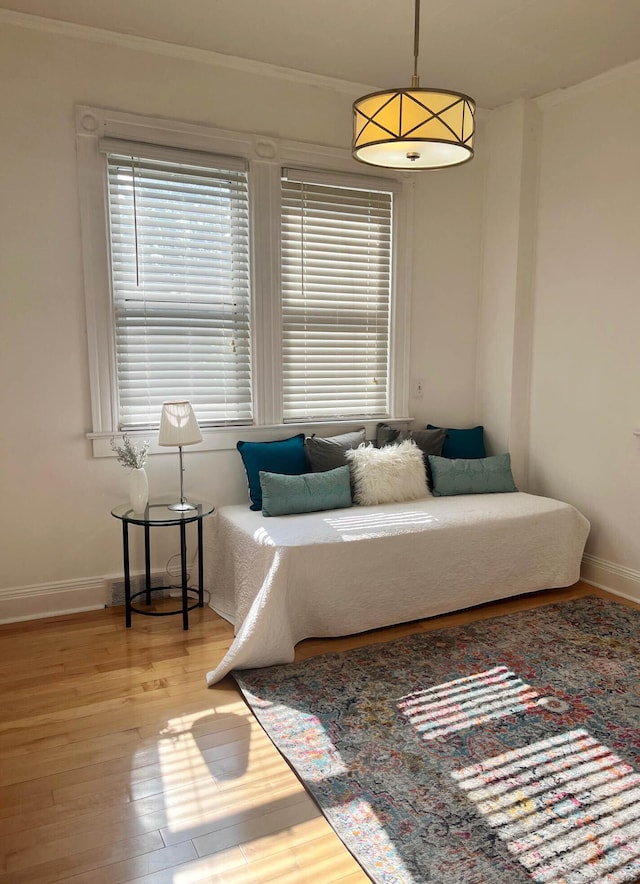 84 Strawberry Hill Ave, Norwalk, CT 06855 - sitting room featuring light wood-style floors and ornamental molding