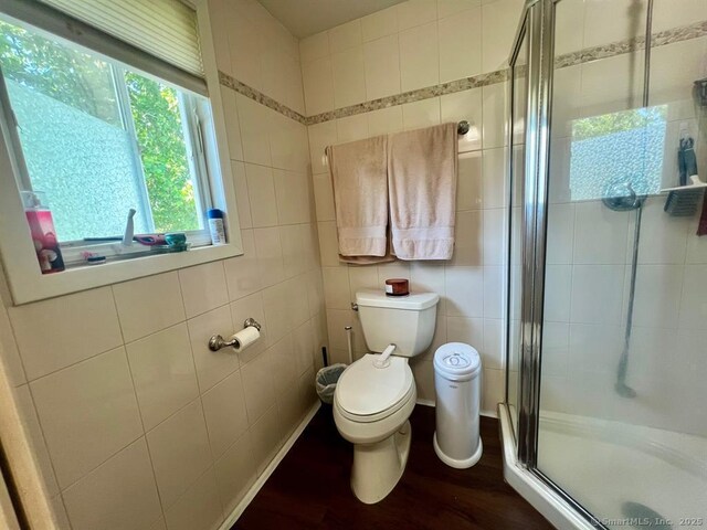 32 Beaver Hill Rd, Greenburgh, NY 10523 - full bath with a shower stall and wood finished floors
