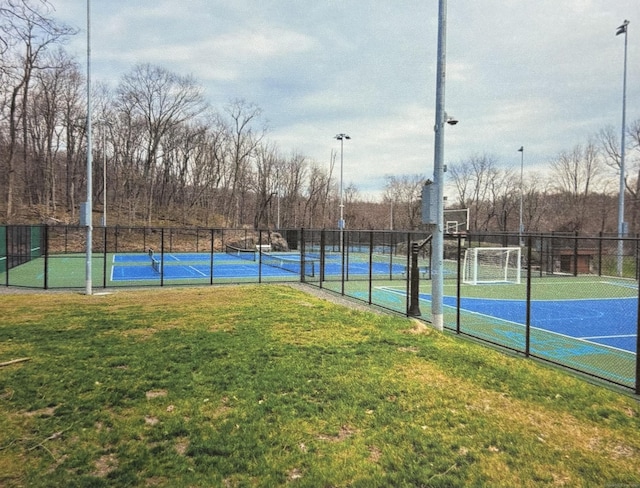 32 Beaver Hill Rd, Greenburgh, NY 10523 - view of tennis court featuring an area for soccer