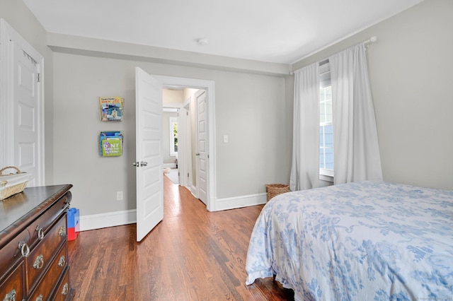 1676 Boulevard Blvd, West Hartford, CT 06107 - bedroom with baseboards and dark wood finished floors
