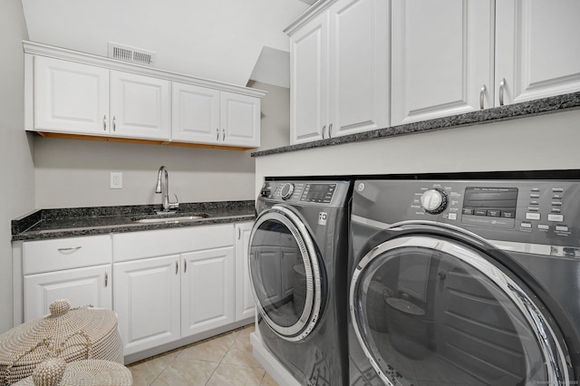 1676 Boulevard Blvd, West Hartford, CT 06107 - washroom featuring cabinet space, independent washer and dryer, and light tile patterned flooring