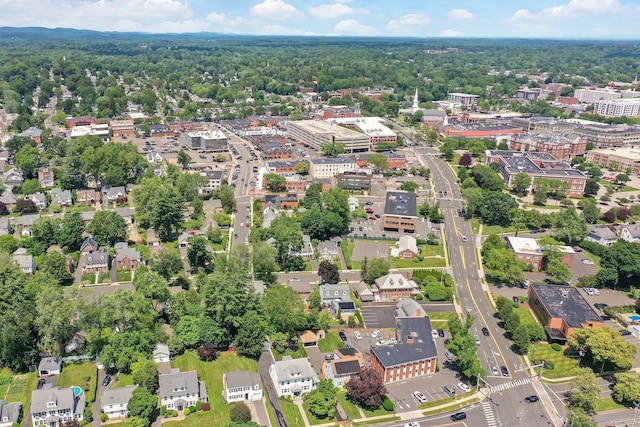 1676 Boulevard Blvd, West Hartford, CT 06107 - aerial view of property and surrounding area