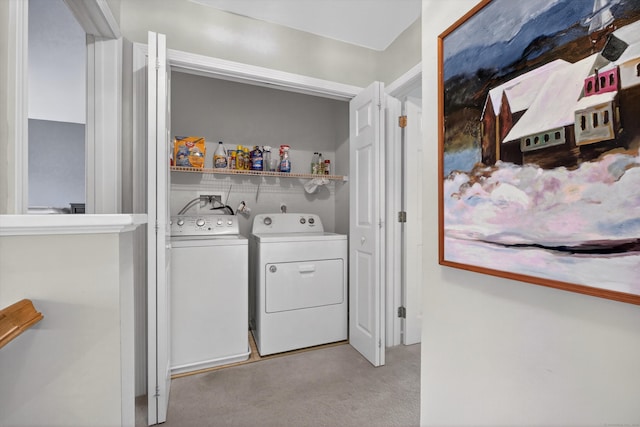 1401 Pinnacle Way Unit 1401, Danbury, CT 06811 - laundry room featuring washing machine and dryer and light carpet