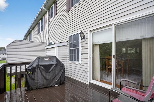 1401 Pinnacle Way Unit 1401, Danbury, CT 06811 - wooden deck featuring grilling area