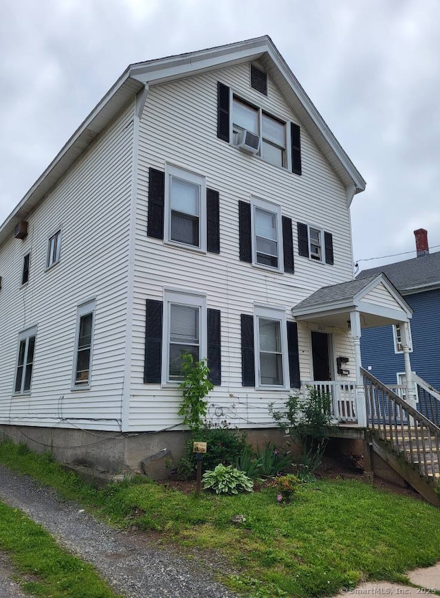 267 Chapman St, New Britain, CT 06051 - view of front facade with cooling unit