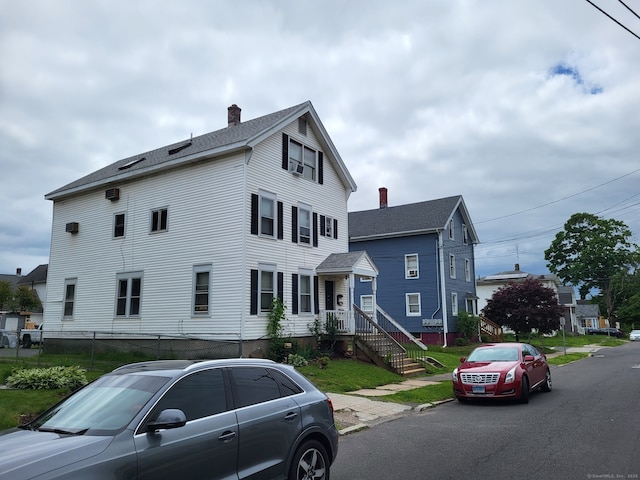 267 Chapman St, New Britain, CT 06051 - view of front of property with a chimney