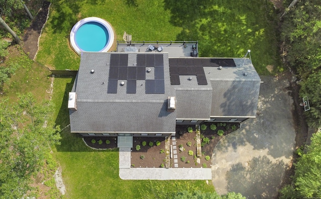 17 Kathleen Dr, Stratford, CT 06614 - aerial view of property and surrounding area featuring a pool area