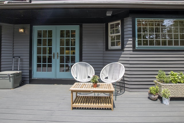 17 Kathleen Dr, Stratford, CT 06614 - deck featuring french doors