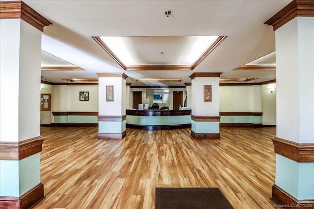59 Courtland Ave Apt 3Q, Stamford, CT 06902 - welcome area with ornamental molding and ornate columns
