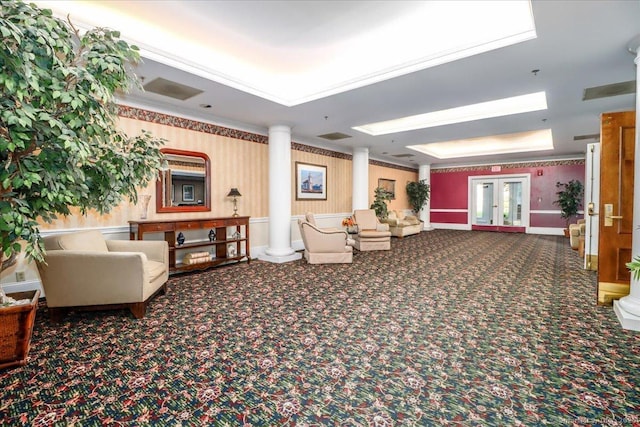 59 Courtland Ave Apt 3Q, Stamford, CT 06902 - lobby with wallpapered walls and crown molding